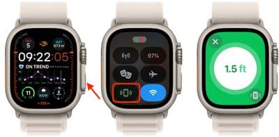 Apple Watch Precision Finding preview